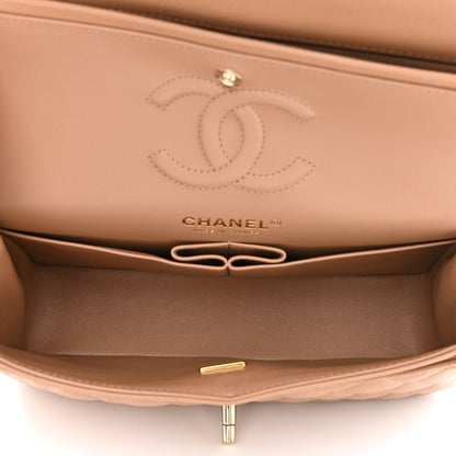 Chanel Caviar Quilted Small Double Flap Dark Beige 5 of 13
