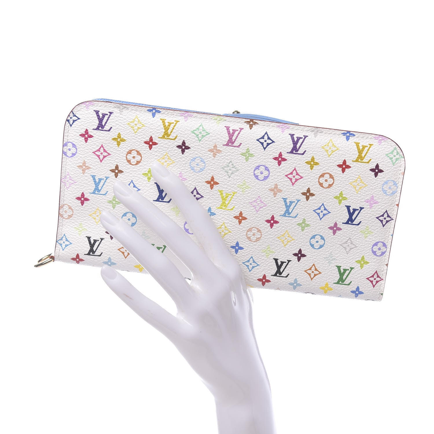 Louis Vuitton Monogram Multicolor Insolite Wallet White Raisin 2 of 9