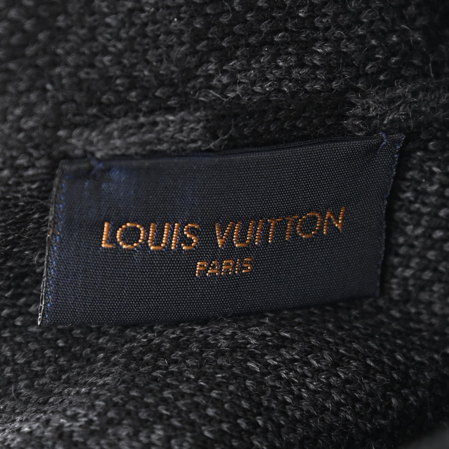 Wool Bonnet Petit Damier Graphite Beanie Hat Rainbow