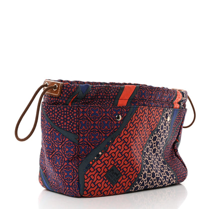 Hermes Silk Carre en Cravates Fourbi 25 Bag Insert MM Ocean Bleu 3 of 7