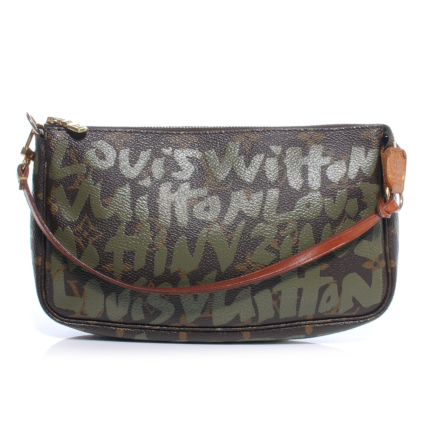 Monogram Graffiti Pochette Accessories Kaki