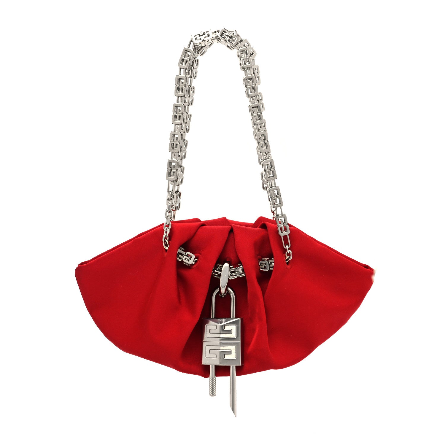 Givenchy Satin Mini Kenny Shoulder Bag Red 1 of 10