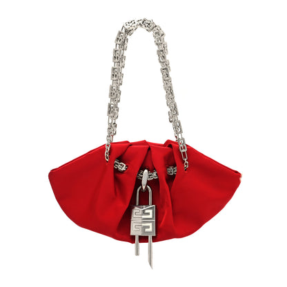 Givenchy Satin Mini Kenny Shoulder Bag Red 1 of 10