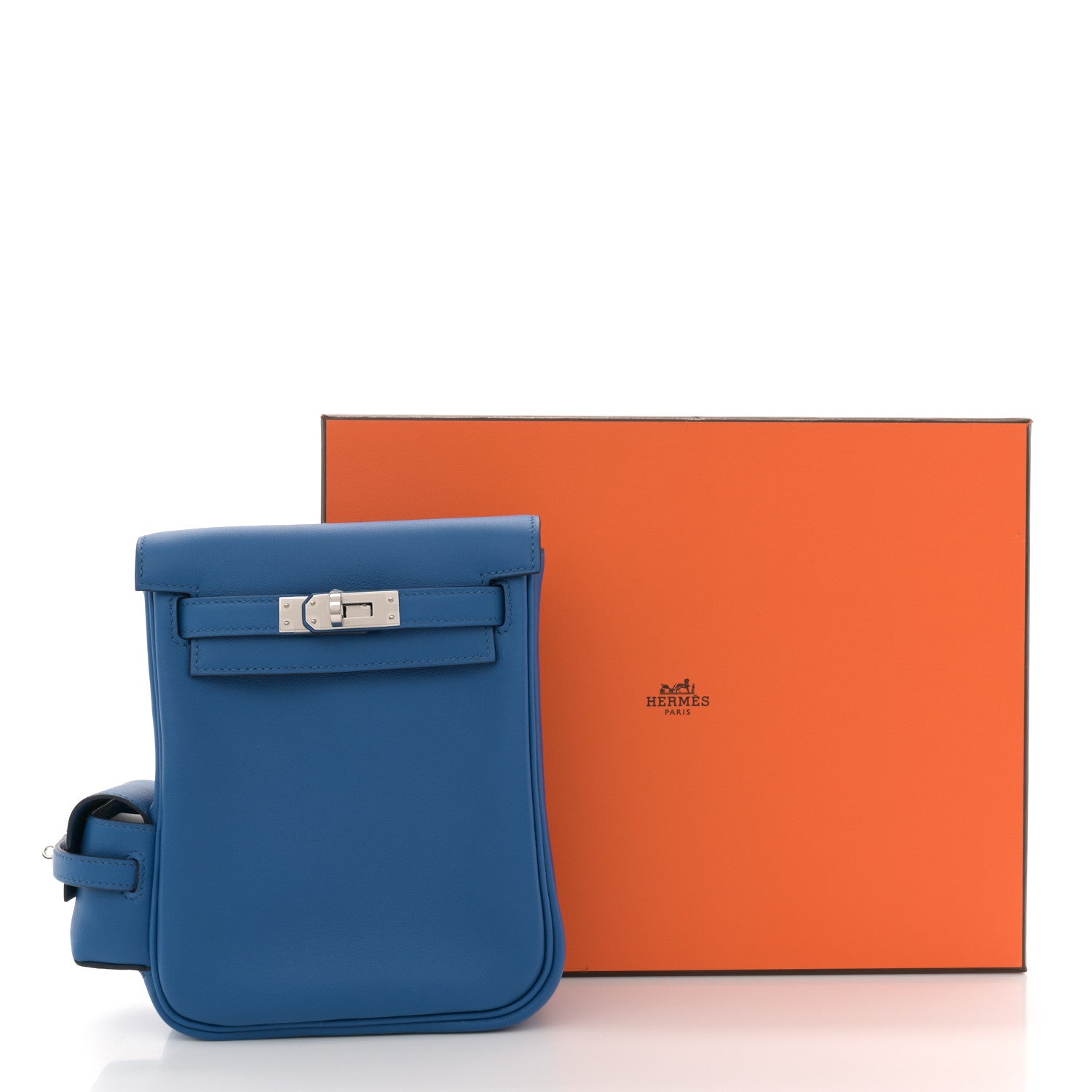 Hermes Swift Kelly Jump Backpack Bleu France 11 of 11