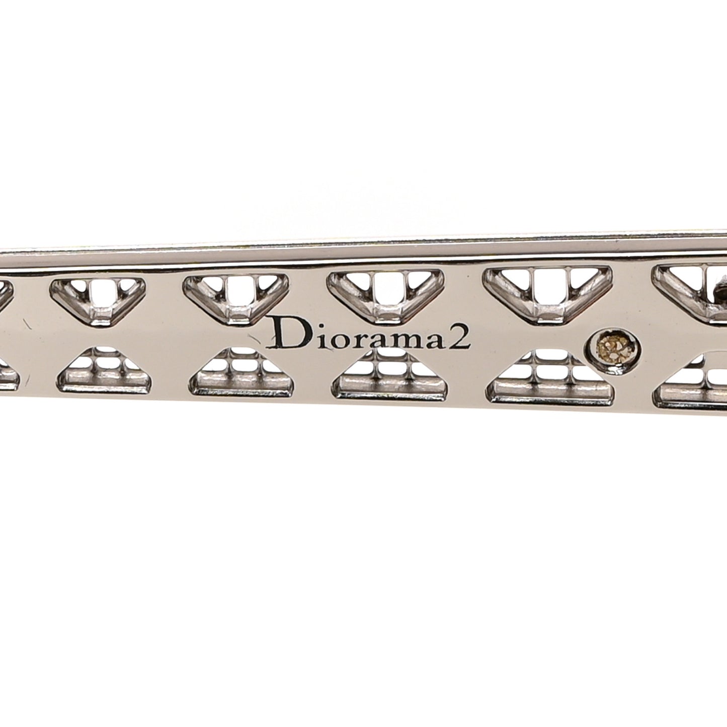 Metal Diorama 2 Sunglasses Silver