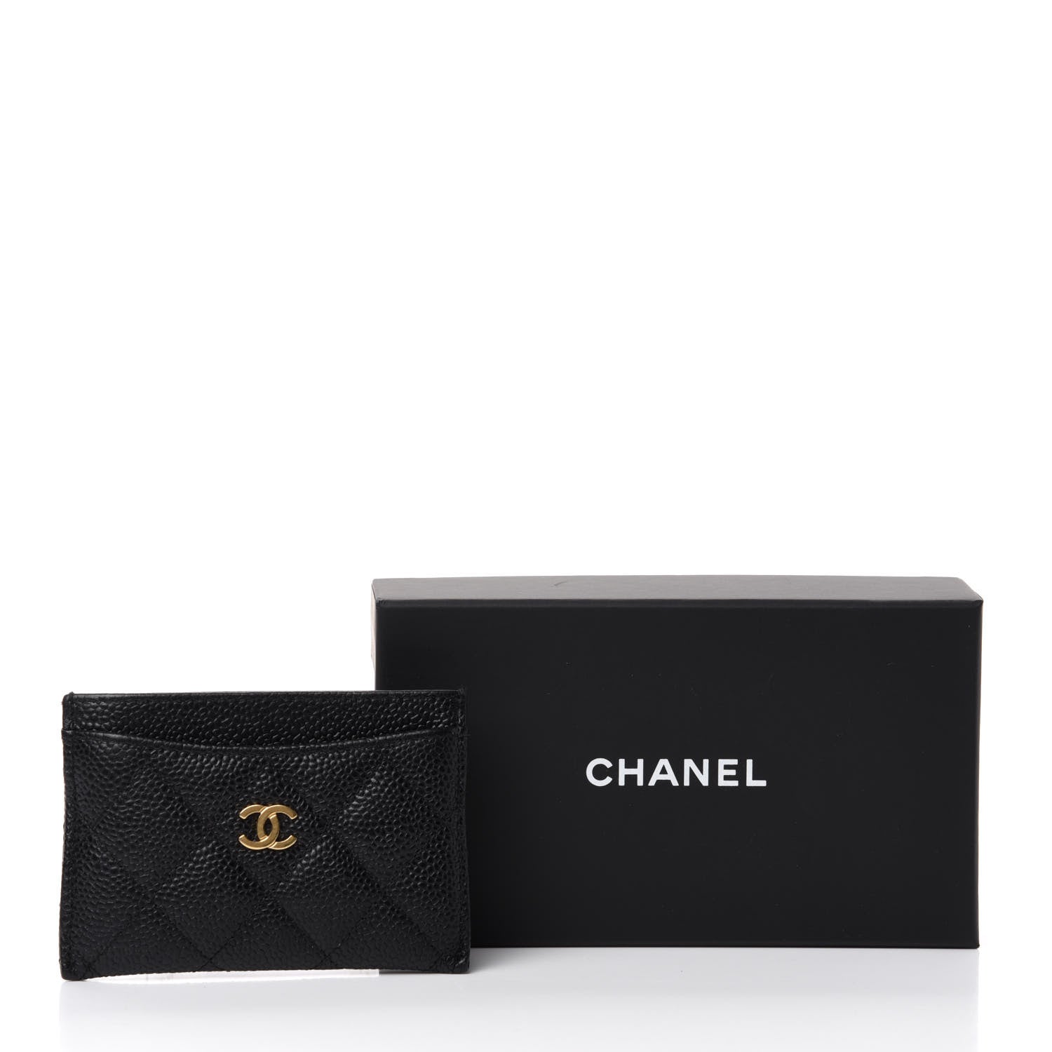 Chanel Caviar Quilted Card Holder Black 9 of 9