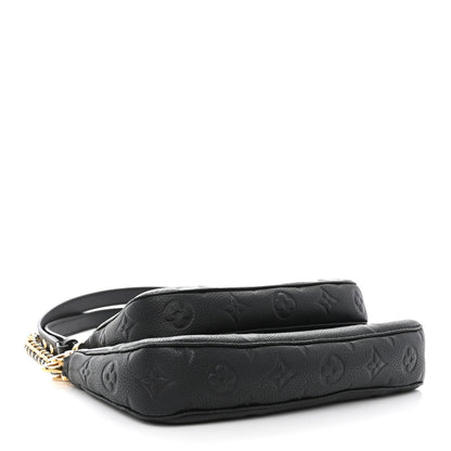 Louis Vuitton Empreinte Monogram Giant Multi Pochette Accessories Black 5 of 12