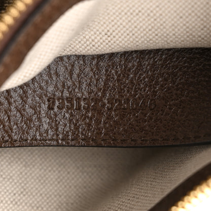Gucci GG Supreme Monogram Textured Dollar Calfskin Web Small Ophidia GG Handbag Beige Ebony New Acero 7 of 10