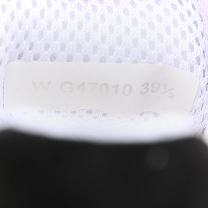 Chanel Suede Calfskin Grosgrain Womens CC Sneakers 39.5 White Black 8 of 11
