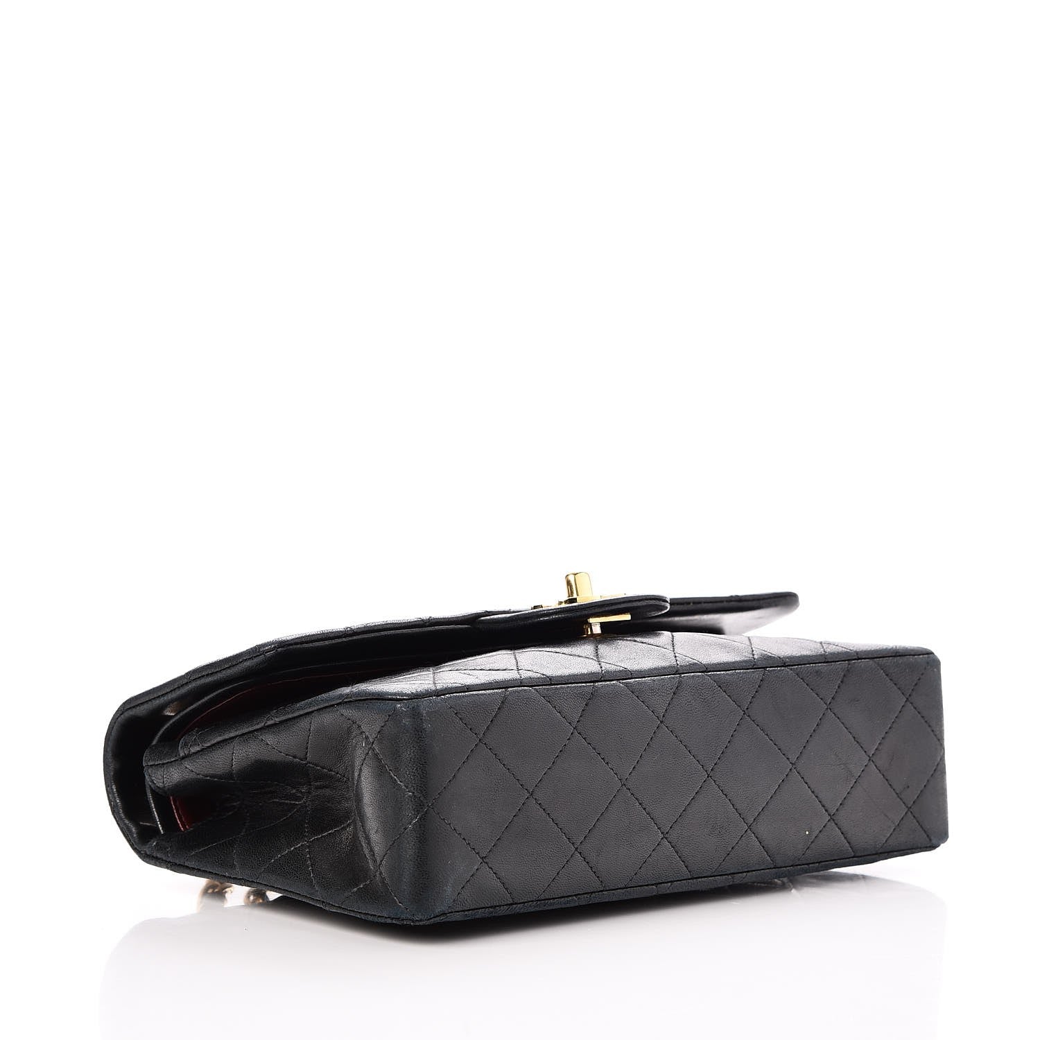 Chanel Lambskin Quilted Small Double Flap Black 5 of 9