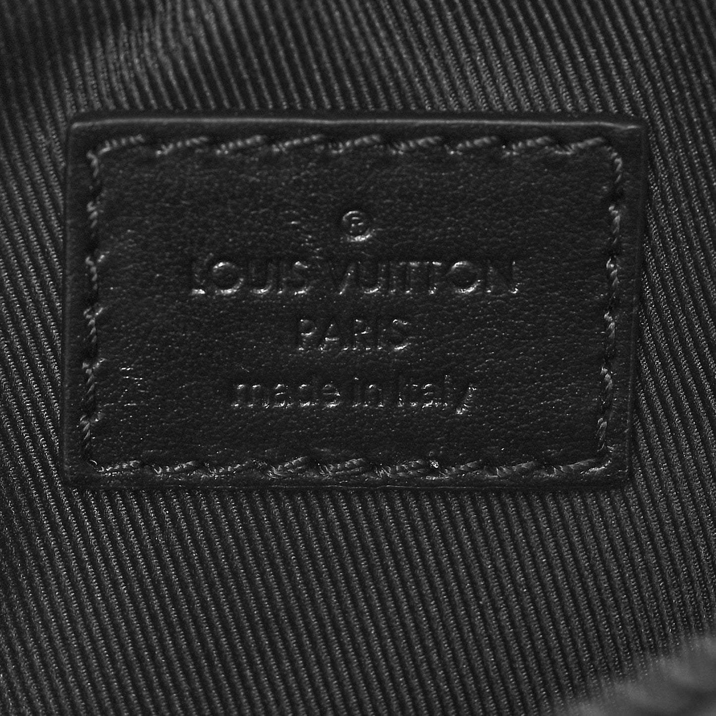 Calfskin Monogram Shadow Danube PM Black
