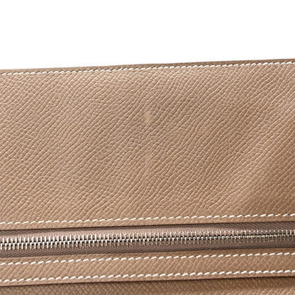Hermes Epsom Bearn Gusset Wallet Etoupe 7 of 11