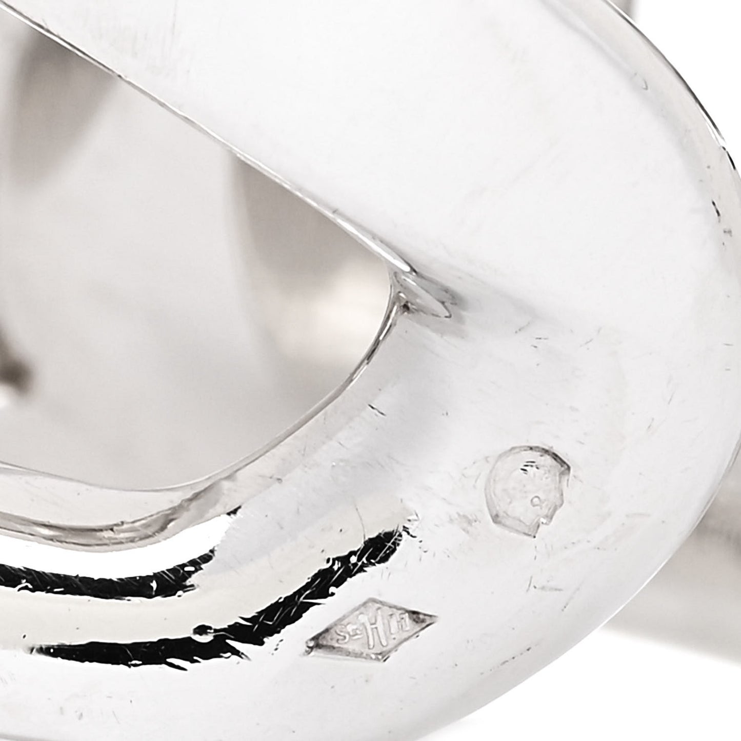 Sterling Silver GM Capture Link Ring 55 7.25