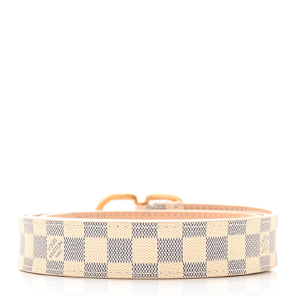 Louis Vuitton Damier Azur 25mm Mini Belt 90 36 2 of 8