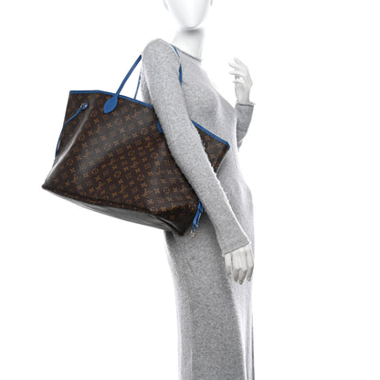 Louis Vuitton Monogram Articles de Voyage Ikat Neverfull GM Grand Blue 2 of 10