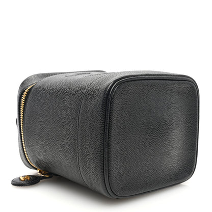 Chanel Caviar Cosmetic Vanity Bag Black 4 of 7