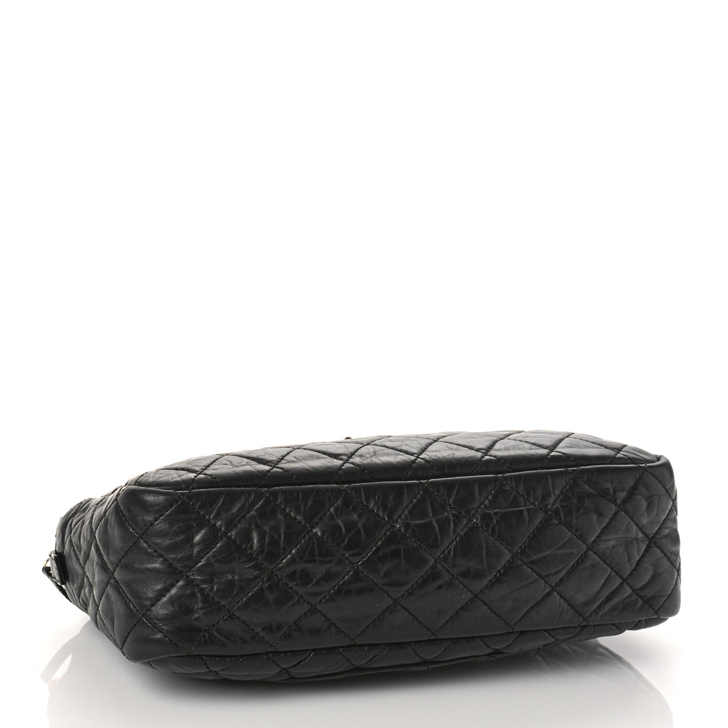 Chanel Aged Calfskin Quilted Medium Reissue Camera Case Black 4 of 11