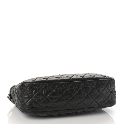 Chanel Aged Calfskin Quilted Medium Reissue Camera Case Black 4 of 11