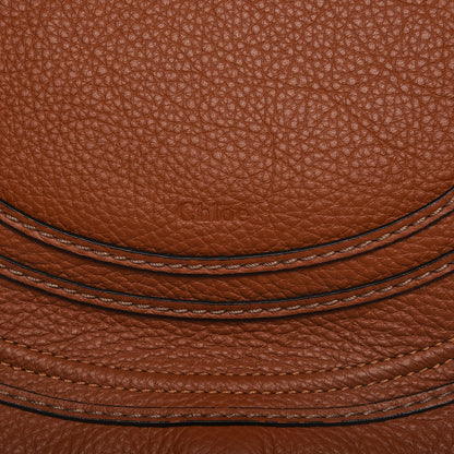 Chloe Calfskin Medium Marcie Round Crossbody Bag Tan 7 of 7