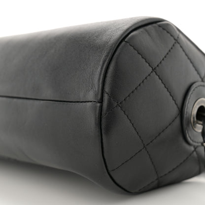 Chanel Calfskin Chain 20s Signature Bowling Bag Black 11 of 11