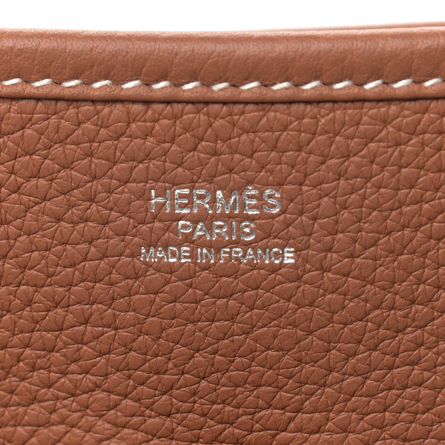 Hermes Taurillon Clemence Evelyne III PM Gold 8 of 9