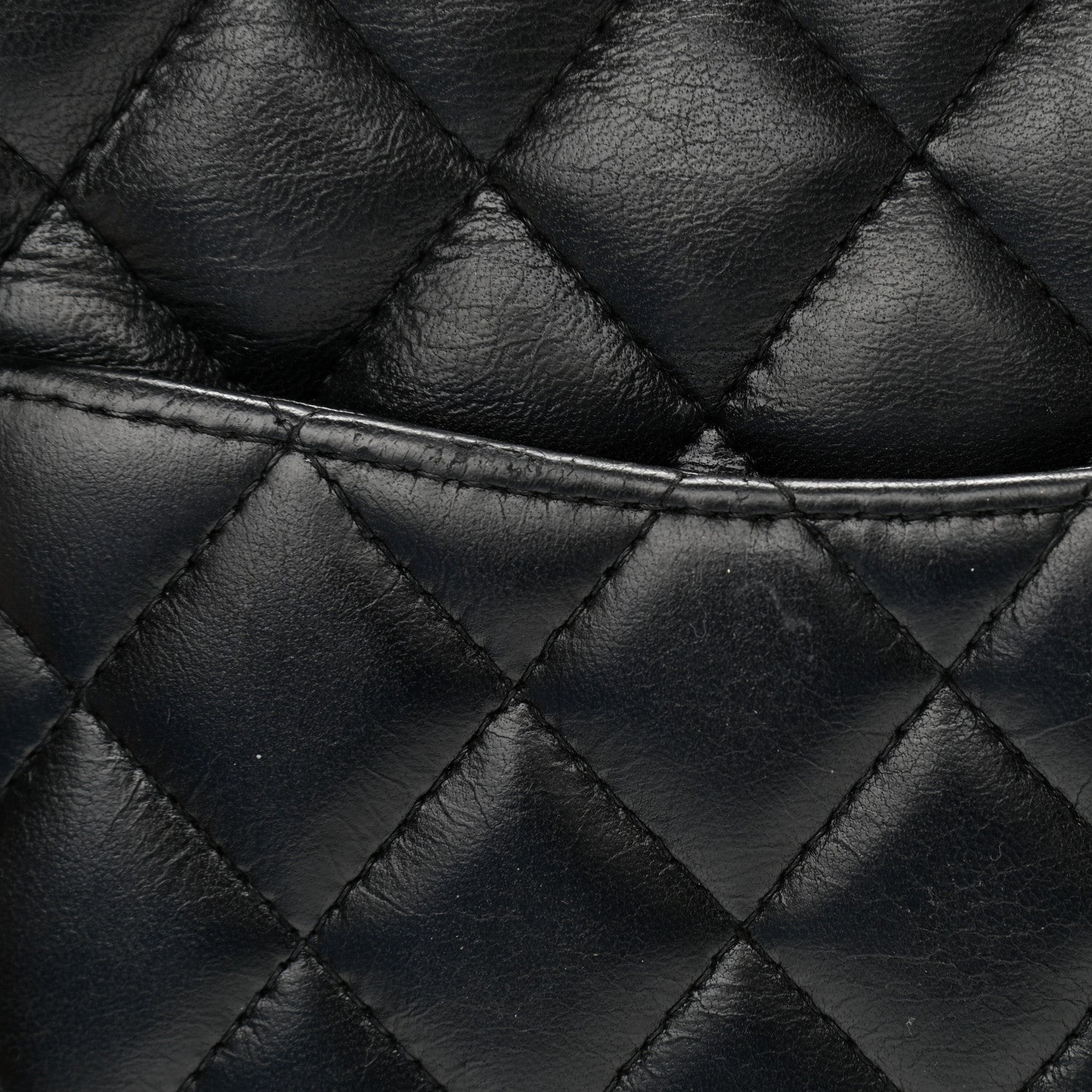 Chanel Lambskin Quilted East West Flap Black 12 of 16