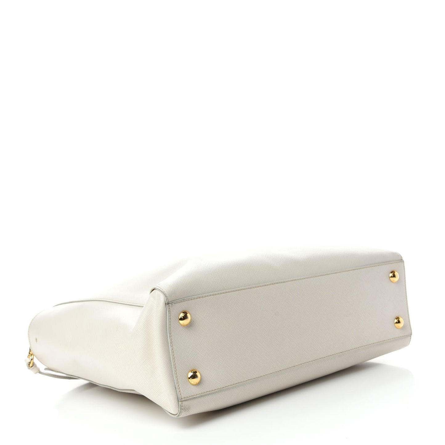 Saffiano Lux Double Handle Shopping Tote Talco