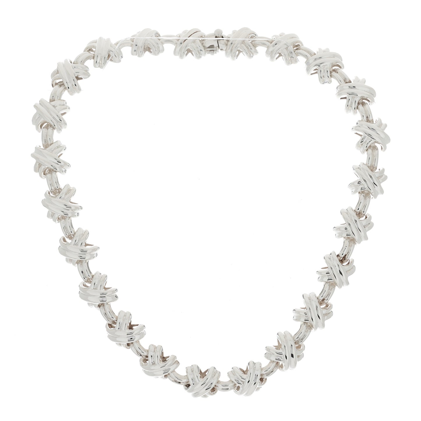 Sterling Silver Signature X Necklace