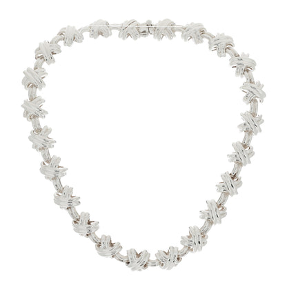 Tiffany Sterling Silver Signature X Necklace 2 of 4