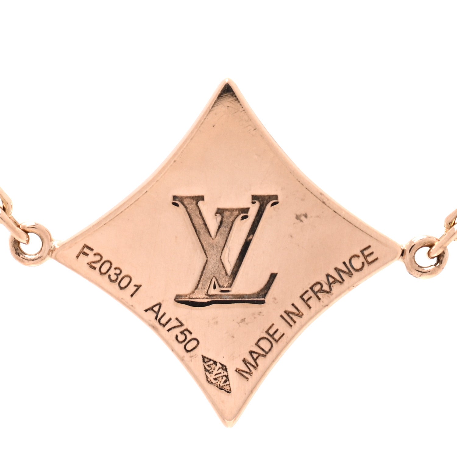 Louis Vuitton 18K Pink Gold Diamond Pink Mother of Pearl Color Blossom BB Star Bracelet 3 of 3