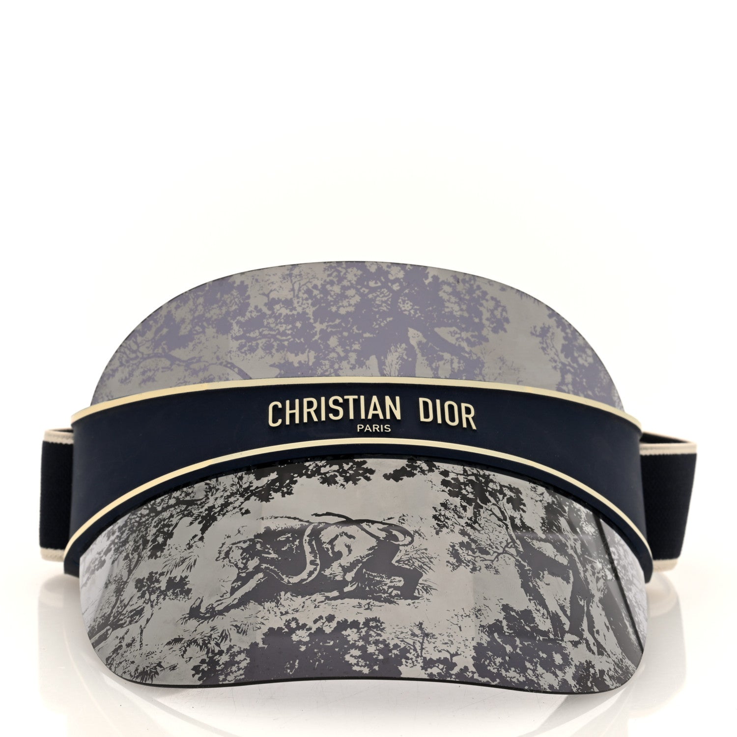 Christian Dior Toile de Jouy DiorClub V1U Sun Visor Blue 3 of 7