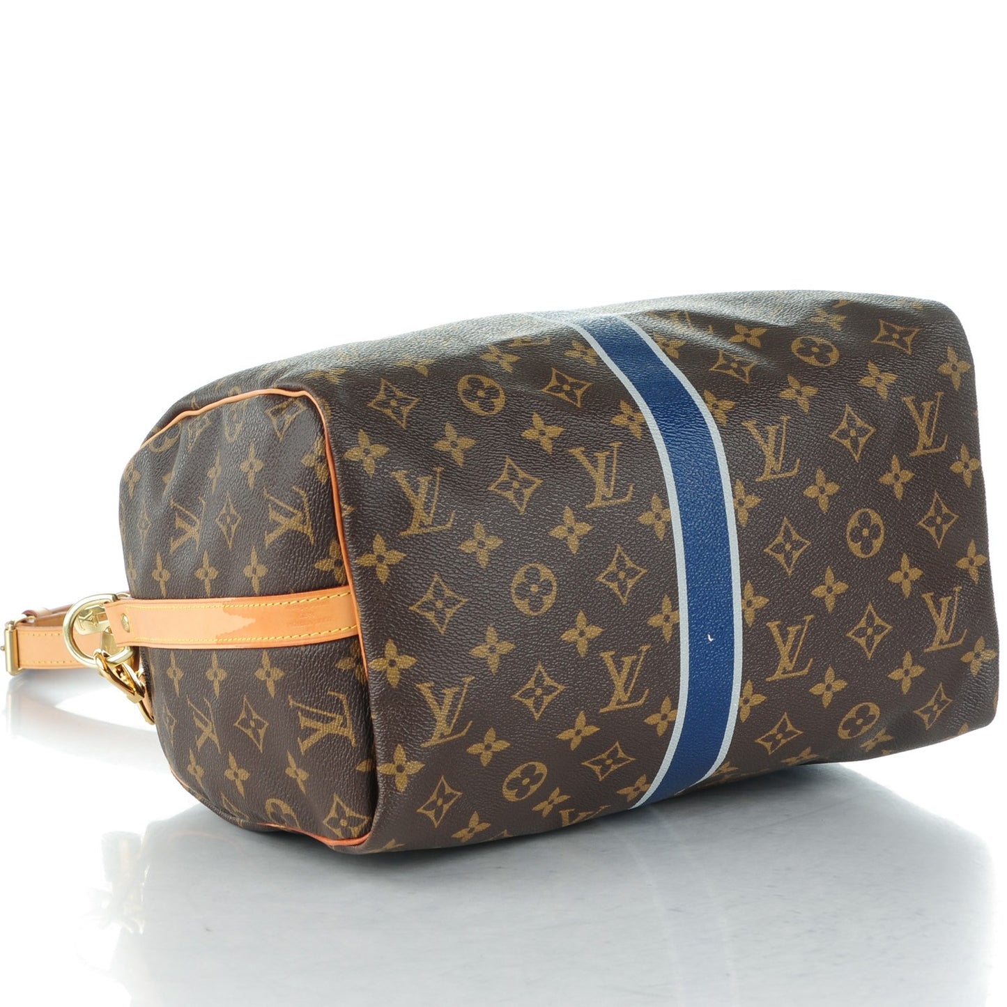 Monogram My LV Heritage Speedy Bandouliere 30 Blue Marine Gris