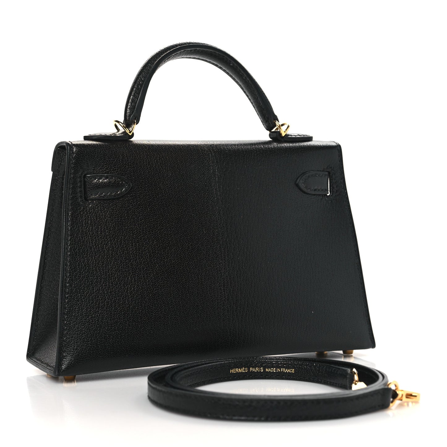 Chevre Chamkila Mini Kelly Sellier 20 Black