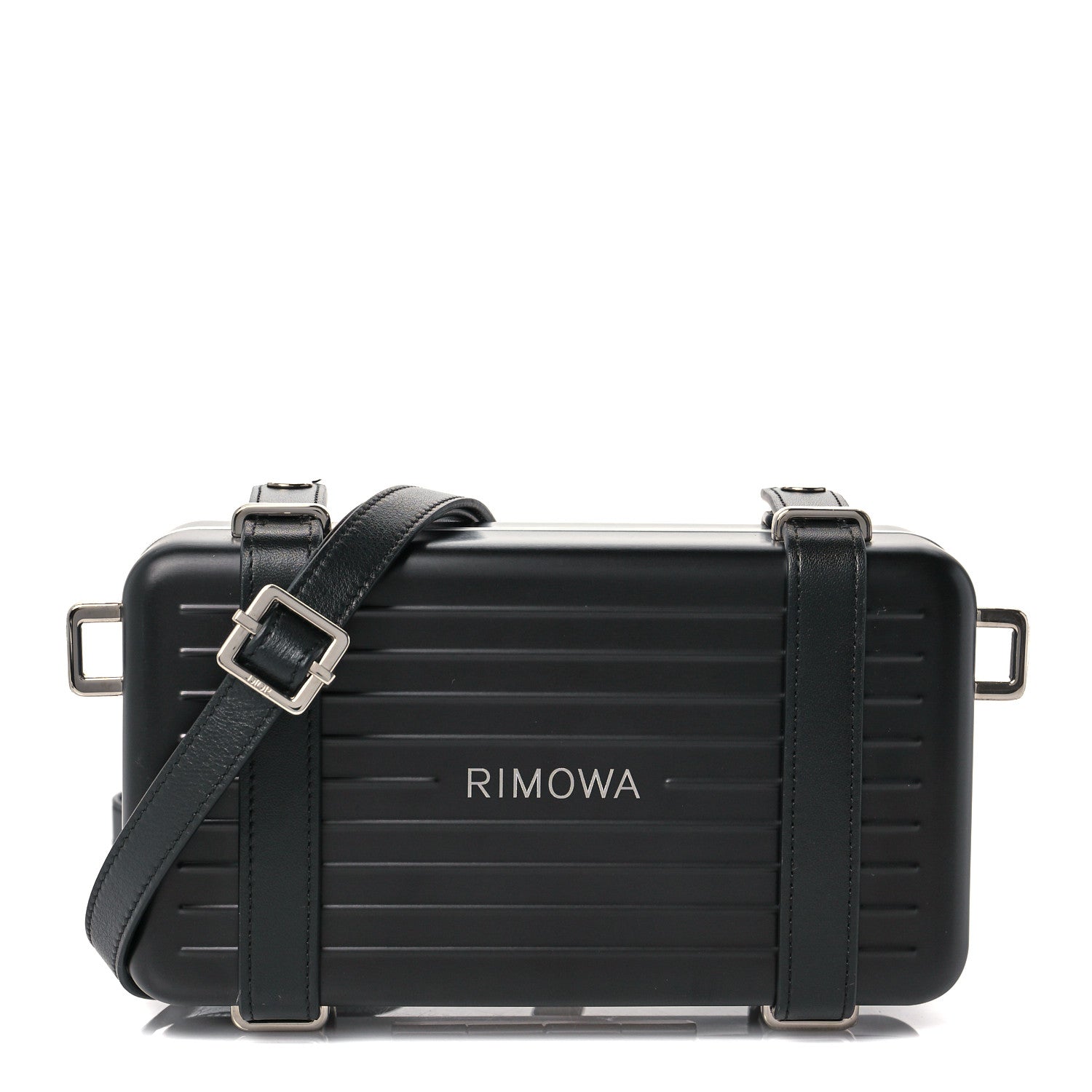 Christian Dior X RIMOWA Aluminum Personal Clutch On Strap Black 1 of 11