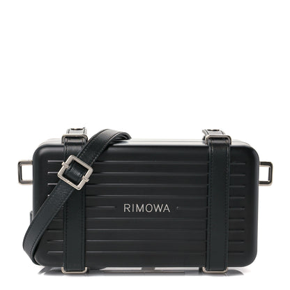 Christian Dior X RIMOWA Aluminum Personal Clutch On Strap Black 1 of 11
