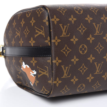 Louis Vuitton Monogram My World Tour Speedy Bandouliere 30 Black 8 of 10