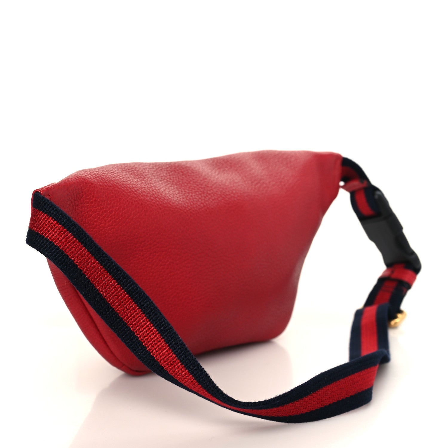 Gucci Grained Calfskin Small Logo Belt Bag Hibiscus Red 3 of 9