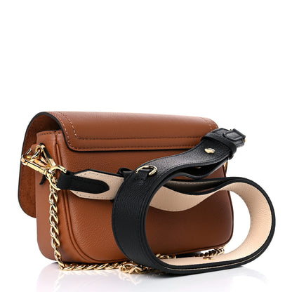 Louis Vuitton Grained Calfskin Lockme Tender Chataigne Brown 2 of 8