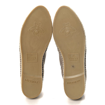 Gucci Nappa Matelasse GG Marmont Espadrilles 40 Porcelain Rose 6 of 9