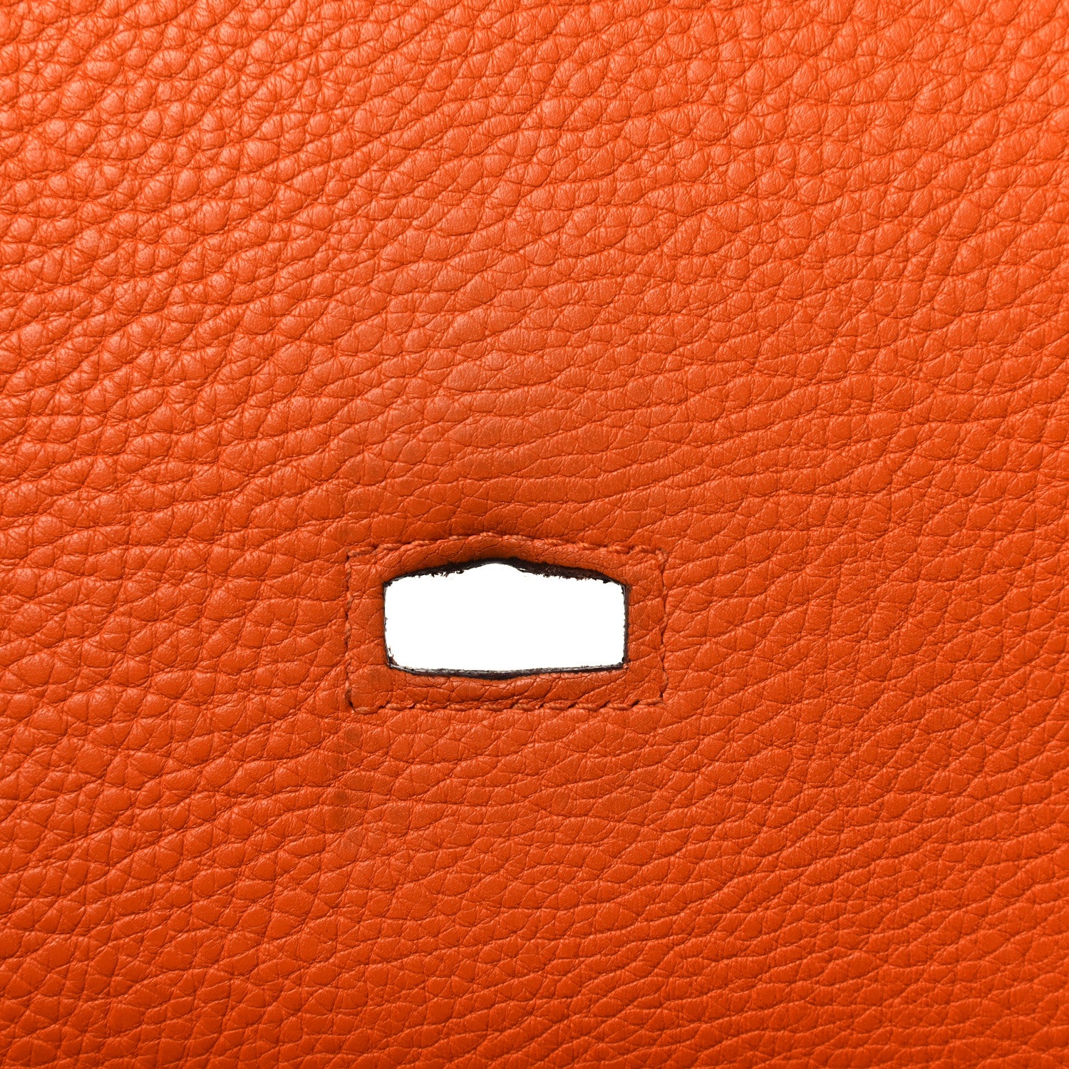 Hermes Taurillon Clemence Jypsiere 34 Orange 19 of 37