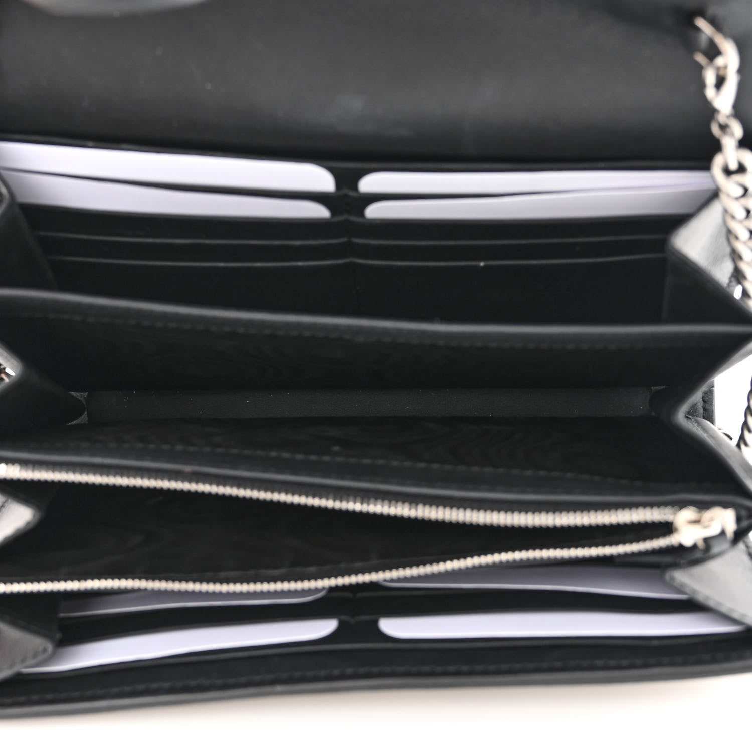 Gucci GG Supreme Monogram Mini Dionysus Chain Wallet Beige Black 5 of 11