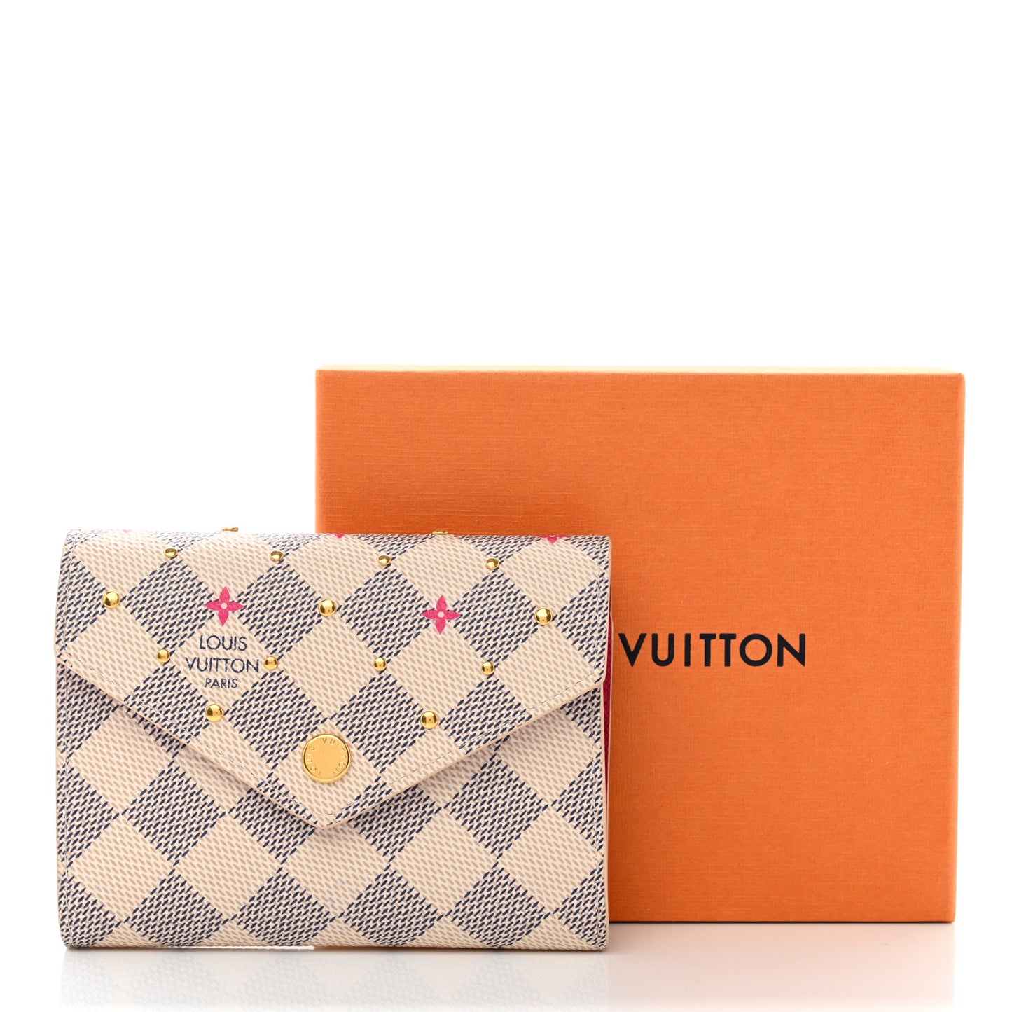 Damier Azur Studded Victorine Wallet
