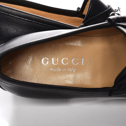 Gucci Calfskin Horsebit Loafers 35 Black 6 of 14