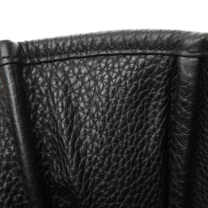 Hermes Taurillon Clemence Victoria II Cabas 35 Black 7 of 15