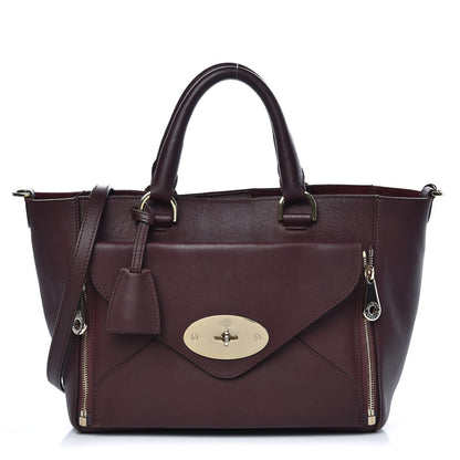 Mulberry Silky Calf Small Willow Tote Oxblood 1 of 14