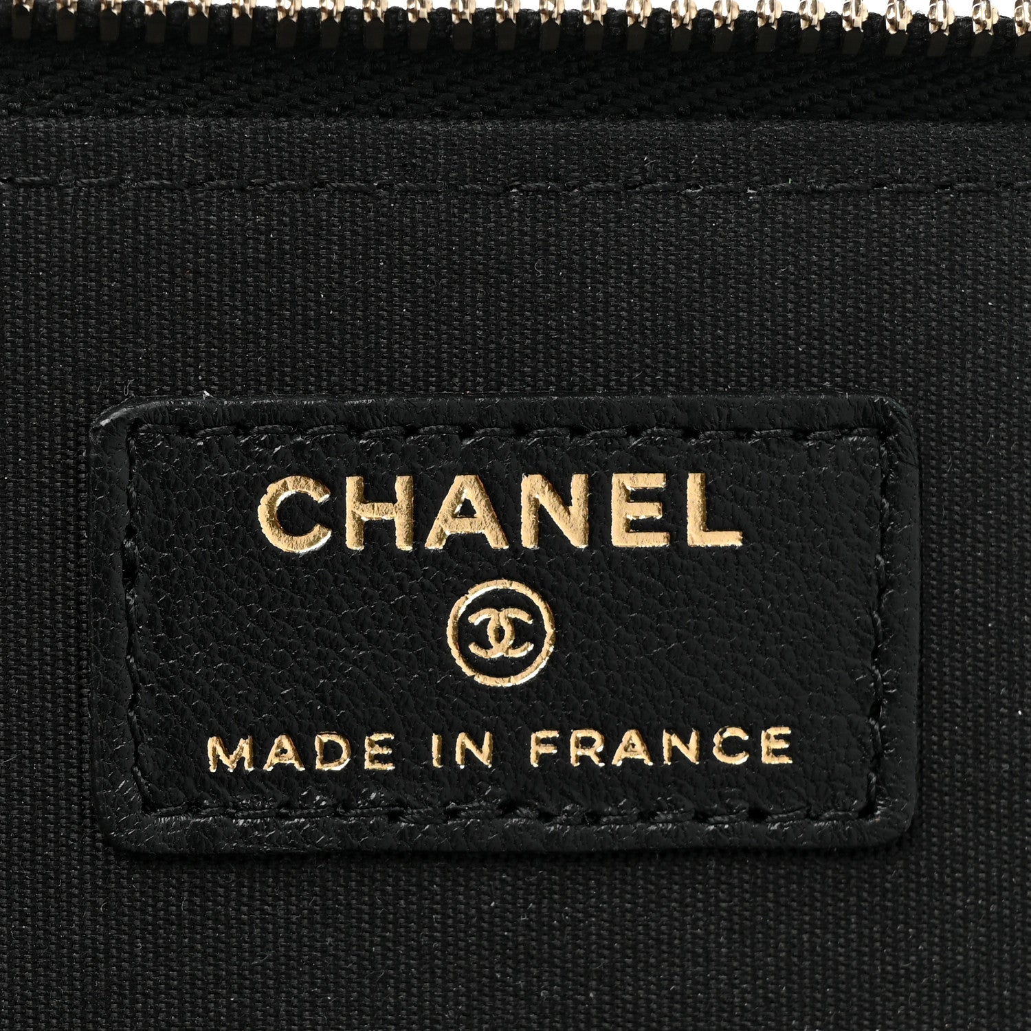 Chanel Lambskin Quilted Small Top Handle Vanity Case With Chain Black 6 of 8