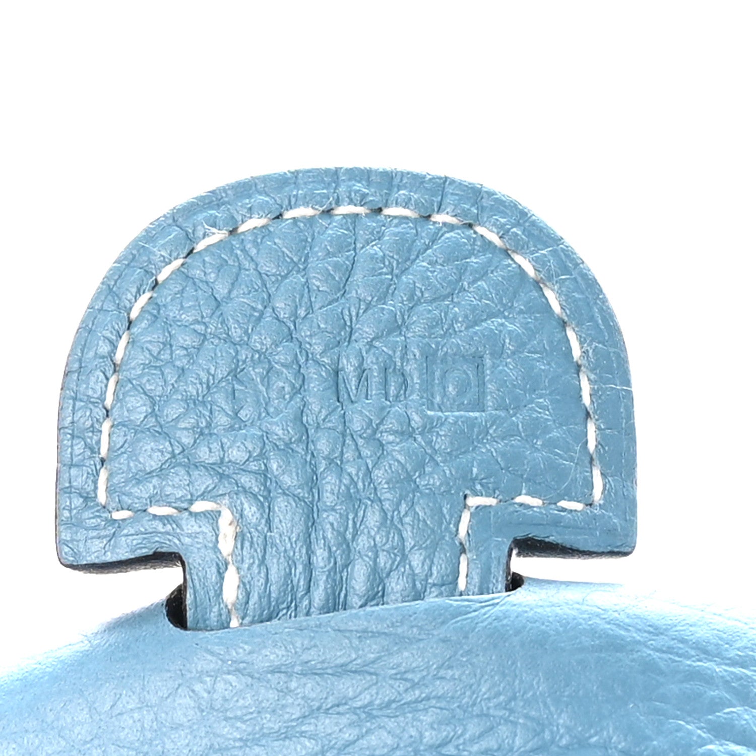 Hermes Taurillon Clemence Evelyne III GM Blue Jean 7 of 10