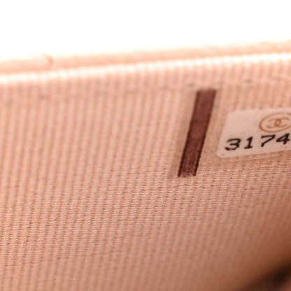 Chanel Caviar Quilted Flap Card Holder Wallet Light Beige 8 of 10