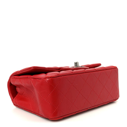 Chanel Lambskin Quilted Mini Rectangular Flap Red 4 of 11