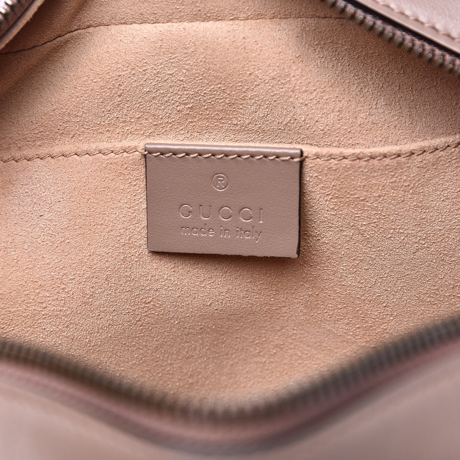 Gucci Calfskin Matelasse Small GG Marmont Chain Shoulder Bag Porcelain Rose 5 of 9